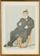 'VANITY FAIR' CRICKET PRINTS: "Australian Cricket" (George Bonnor) by Ape, published Sept 13 1884;&nbsp;"Yorkshire Cricket" (Lord Hawke) by Spy, published Sept 24 1892;&nbsp;&nbsp;"I Zingari" (John Loraine Baldwin) by Spy, published Sept 5th 1895; "Plum" (Sir Pelham War - 3