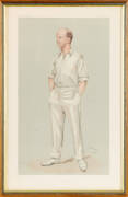 'VANITY FAIR' CRICKET PRINTS: "Australian Cricket" (George Bonnor) by Ape, published Sept 13 1884;&nbsp;"Yorkshire Cricket" (Lord Hawke) by Spy, published Sept 24 1892;&nbsp;&nbsp;"I Zingari" (John Loraine Baldwin) by Spy, published Sept 5th 1895; "Plum" (Sir Pelham War - 4