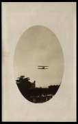 Aerophilately & Flight Covers: HARRY HAWKER FLIES AT ELSTERNWICK, FEBRUARY 1914 Three real photo postcards (unknown photographer) depicting "Hawker's Aeroplane" (on the ground at Elsternwick golf course); "Hawker descending over Elsternwick Hotel"; and, " - 3