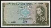 MALTA: King George VI (1940, but n.d.) Ten Shillings, gem Uncirculated; together with a 1967 Queen Elizabeth II &pound;1 Central Bank of Malta banknote, also superb Unc. (2). - 2