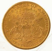 TWENTY DOLLARS 1897, Liberty head, Double Eagle, with San Francisco Mint mark, almost uncirculated. - 2