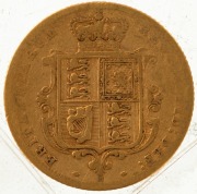 Half Sovereign, Queen Victoria Young Head, 1882 Shield reverse, Melbourne Mint, G. - 2