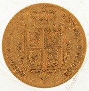 Half Sovereign, Queen Victoria Young Head, 1883 Shield reverse, Sydney Mint, G. - 2