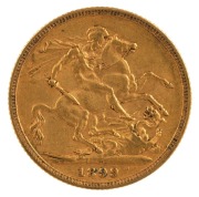1899, 1900 & 1901 Sovereigns, Veiled head, St. George reverse, Melbourne, VF/EF. (3). - 2