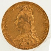 1889, 1891 & 1893 Sovereigns, Jubilee head, St. George reverse, Melbourne, (3), VF/EF. - 5