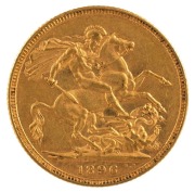 1893, 1894 & 1896 Sovereigns, Veiled head, St. George reverse, Melbourne, VF/EF. (3). - 4