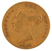 Half Sovereigns, 1817 George III, 1859 Victoria Young Head & 1893 Veiled head, (3) F/VF. - 4
