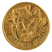 TWO HUNDRED DOLLARS, 1980 $200 gold Koala, uncirculated; in plastic pouch of issue.
