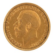 1914 Sovereign, George V, St. George reverse, Perth, EF. - 2
