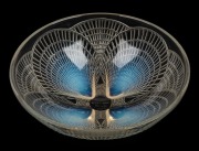 LALIQUE "COQUILLES" French opalescent glass bowl, stamped "R. LALIQUE, FRANCE", 8cm high, 21cm diameter