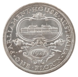 GEORGE V, 1927 Canberra, uncirculated.