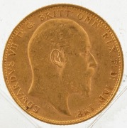1905 Sovereign, Edward VII, St. George reverse, Melbourne, EF. - 2