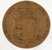 GEORGE IV, 1826 Sovereign, F+. - 2