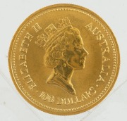 1987 $100 "Welcome Stranger" 1oz gold proof from the Famous Nugget Series. - 2