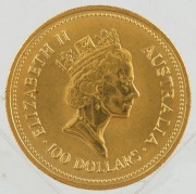 1987 $100 "Welcome Stranger" 1oz gold proof from the Famous Nugget Series. - 2