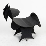 ARTIST UNKNOWN,  Bull sculpture, welded plate steel, ​​​​​​​69cm high x 71cm long (heavy) - 2