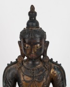 A fine quality antique Chinese gilt bronze Buddha statue, Kangxi period 17th/18th century, an impressive 51cm high   - 2