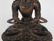 A fine quality antique Chinese gilt bronze Buddha statue, Kangxi period 17th/18th century, an impressive 51cm high   - 3