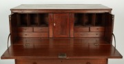 An antique Colonial Australian cedar secretaire chest of four drawers, circa 1845, 110cm high, 111cm wide, 55cm deep - 2