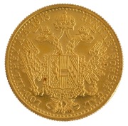 1915 Franz Joseph 1 Ducat gold (restrike), aUnc.