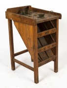 A French vintage fairground frog game, early 20th century, 78cm high, 41cm wide, 49cm deep - 2