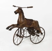 A reproduction tricycle horse toy, 20th century, ​​​​​​​60cm high
