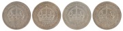 GEORGE VI, 1938 Crowns, EF - uncirculated. (4).