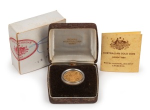 TWO HUNDRED DOLLARS, 1980 $200 gold Koala Proof in original box.