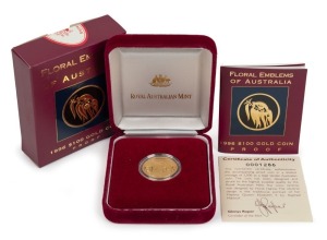 1996 $100 Blue Gum gold Proof in RAM box of issue.