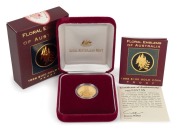 1998 $100&nbsp;Sturt's Desert Pea, gold Proof in RAM box of issue.