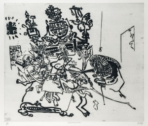 BRUCE PETTY (1929-223), Federation, lithograph, 2/40, signed and titled in the lower margin, ​​​​​​​60 x 71cm, 95 x 104cm overall