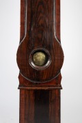 An antique French comtoise&nbsp;long case clock, time and strike movement with alarm, dial marked "BOSQ. A. AUBAGNE", 19th century, ​​​​​​​224cm high - 3