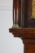 A Georgian oak long case clock, circa 1760, 240cm high, 38cm wide, 24cm deep - 3