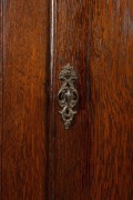 A Georgian oak long case clock, circa 1760, 240cm high, 38cm wide, 24cm deep - 4