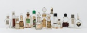 Fifteen assorted vintage and antique perfume bottles including HUJARIS and SANZ, the largest 11cm high