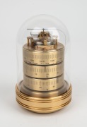 BARIGO German desk weather station in dome with barometer, thermometer and hygrometer, late 20th century, ​​​​​​​17cm high - 2
