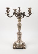 An antique Austro-Hungarian&nbsp;candelabra, (incomplete), 19th century, ​​​​​​​54cm high, 1275 grams