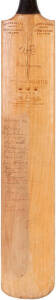 1948 AUSTRALIAN TOUR TO ENGLAND, full size "Quaife & Lilley" Cricket Bat, signed by 1948 Australian team, 1958 New Zealand team & 1968 Australian team, with a total of 50 signatures including Don Bradman, Lindsay Hassett, John Reid & Bill Lawry. Fair/Good