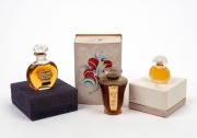 Three boxed sets of perfumes, including "HOUBIGANT" (2)" and "ROGER & GALLET, Aveu", the largest bottle 8cm high