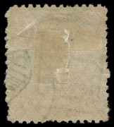CHINA: 1894 (SG.20) 60th Birthday of the Dowager Empress 5c dull orange, lovely oval chop cancel in blue, Cat. &pound;450. - 2