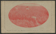 1922-23 (BW:LC47/102B) 2d Red KGV&nbsp;Sideface Design, p12&frac12;&nbsp;on Unsurfaced Grey Card&nbsp; "Pineapples (pickers)" illustration, stuck down, otherwise fine unused, Cat $250.&nbsp; - 2