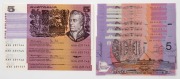 FIVE DOLLARS, 1979 Knight/Stone (R.207), Unc. (4, consec. numbers); plus 2005 McFarlane/Henry (R.220c), Unc. (9, consec. numbers). (Total: 13).
