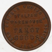 ALLIANCE TEA COMPANY (Christchurch, N.Z.) 1866 1d (R13), Fine. - 2