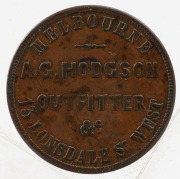 A.G. HODGSON, Outfitter, Melbourne (R243) 1862 1d, gVF. - 2