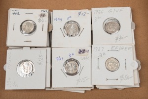 1910-63 duplicated range; (38); mixed condition.