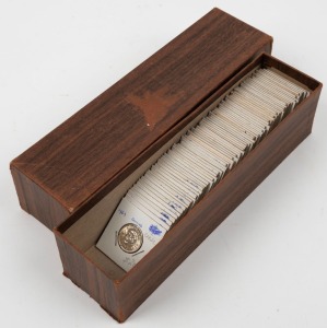 1954 - 1963 ELIZABETH II, 3d - 1/- accumulation, EF - Choice Unc. (81).