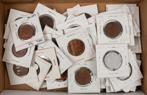 1913 - 1964 duplicated range, with many lovely coins, (54).
