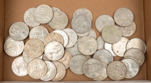 ELIZABETH II, fifty cents, 1966, VF - EF. (46).