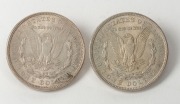 1921 Morgan Silver Dollars, Philadephia,&nbsp;(2) EF.