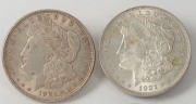 1921 Morgan Silver Dollars, Philadephia,&nbsp;(2) EF. - 2